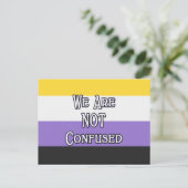Carte Postale Nous sommes Enby... (Debout devant)