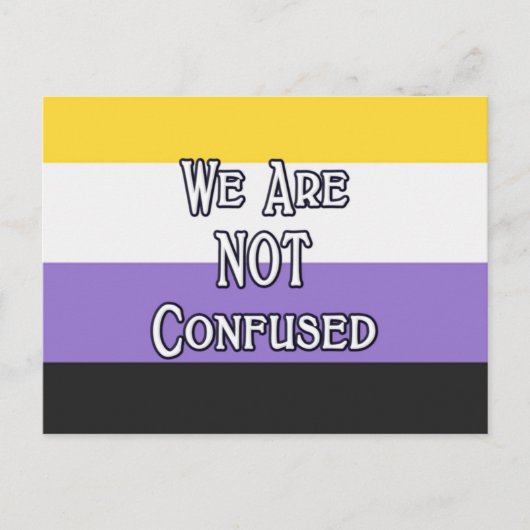 Carte Postale Nous sommes Enby... (Devant)