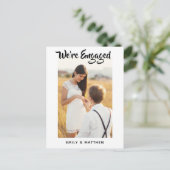 Carte Postale Nous sommes engagés pour une partie d'engagement p (Debout devant)