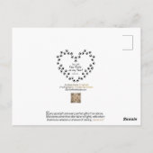 Carte Postale Nous sommes faits pour être ensemble (Dos)