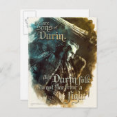 Carte Postale Nous sommes fils de Durin (Devant / Derrière)