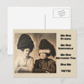 Carte postale: Nous Sommes Forts, Nous Sommes Indi (Devant / Derrière)