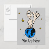 Carte Postale Nous Sommes Ici (Devant / Derrière)
