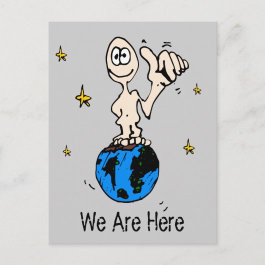 Carte Postale Nous Sommes Ici (Devant)