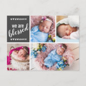 Carte Postale Nous Sommes Le Faire-part de naissance Béni (Devant)