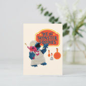 Carte Postale Nous sommes les gourmands du monstre (Debout devant)