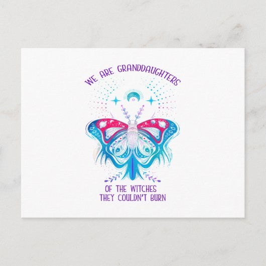 Carte Postale Nous Sommes Les Petites-Filles Des Sorcières (Devant)