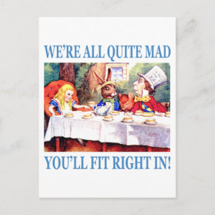 Carte Postale Nous sommes tous assez fous, tu vas rentrer !