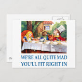 CARTE POSTALE NOUS SOMMES TOUS ASSEZ MAD (Devant / Derrière)