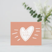 Carte Postale Nous Sommes Tous Dans Cet Acte Ensemble De Coeur D (Debout devant)