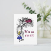 Carte Postale Nous sommes tous fous ici (Debout devant)