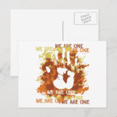 Carte Postale Nous Sommes Un (Devant / Derrière)