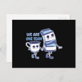 Carte Postale Nous sommes une équipe (Devant / Derrière)