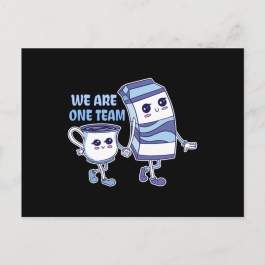 Carte Postale Nous sommes une équipe (Devant)