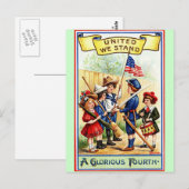 Carte Postale nous sommes unis (Devant / Derrière)