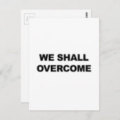 CARTE POSTALE NOUS SURMONTERONS (Devant / Derrière)