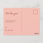 Carte Postale Nous t'aimons grand-mère Six Photo avec Texte Cœur (Dos)