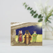 Carte Postale Nous trois chats (Debout devant)