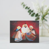 Carte Postale Nous Trois Rois Les Sages Hommes De Noël (Debout devant)