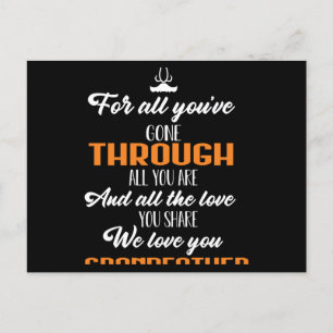 Carte Postale Nous Vous Aimons Grand-Père