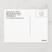 Carte Postale Nous vous avons sauvé un siège (Dos)