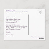 Carte Postale Nous vous souhaitons... un joyeux anniversaire ! (Dos)