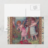 Carte Postale Nouveau amour et coeur (Devant / Derrière)