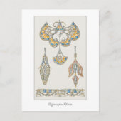 Carte Postale Nouveau Bijoux Illustration Henri Vever (Devant)