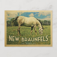 Nouveau Braunfels Texas Horse Farm - Vintage voyag