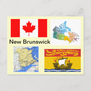 Carte Postale Nouveau-Brunswick Canada