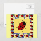Carte Postale Nouveau Bugs Lady (Devant / Derrière)