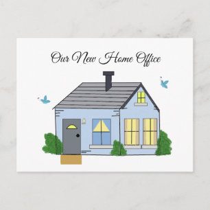 Carte Postale Nouveau bureau à domicile