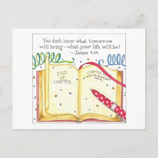 Carte Postale Nouveau chapitre Inspiration Post Card (Devant)