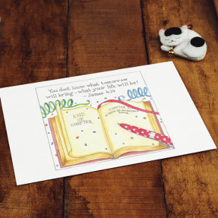 Carte Postale Nouveau chapitre Inspiration Post Card