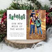 Carte Postale Nouveau cou de la forêt Photo Moving Faire-part