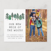 Carte Postale Nouveau cou de la forêt Photo Moving Faire-part (Devant)