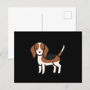 Carte Postale Nouveau dessin beagle
