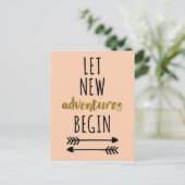 Carte Postale Nouveau devis pour les aventures (Debout devant)