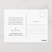 Carte Postale Nouveau domicile | Style de script Nouvelle adress (Dos)