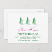 Carte Postale Nouveau domicile | Vacances Faire-part mobile (Devant / Derrière)