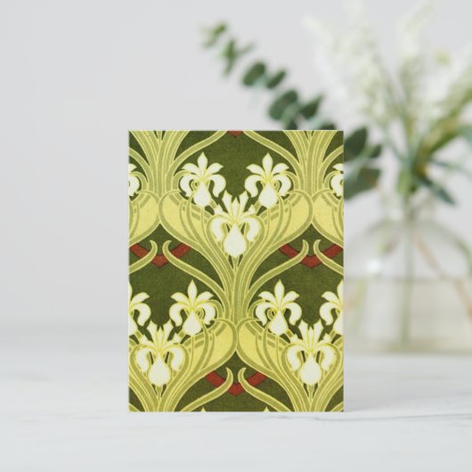 Carte Postale Nouveau en vert printemps (Debout devant)