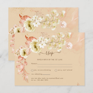 Carte Postale NOUVEAU ! Fleurs d'olive de corail joli Mariage CO