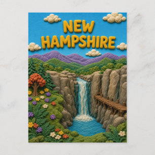 Carte Postale Nouveau Flume Gorge Moderne KLAYKOO Hampshire