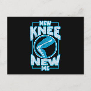 Carte Postale Nouveau genou New Me Knee Remplacement du genou