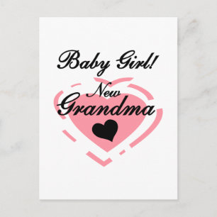 Carte Postale Nouveau Grand-mère Baby Girl Tshirts et cadeaux