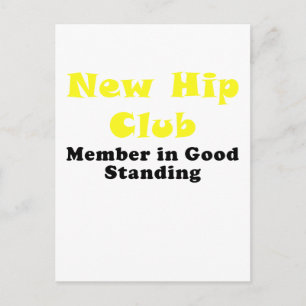 Carte Postale Nouveau membre Hip Club en bonne position