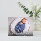 Carte Postale Nouveau Merci Faire-part de naissance bébé (Debout devant)