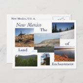 Carte Postale Nouveau-Mexique (Devant / Derrière)