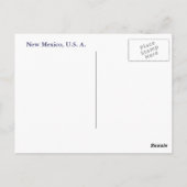 Carte Postale Nouveau-Mexique (Dos)