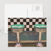 Carte Postale Nouveau-Mexique, Albuquerque. Le 66 Diner (Devant / Derrière)